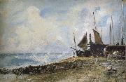 John Constable Brighton Beach oil on canvas